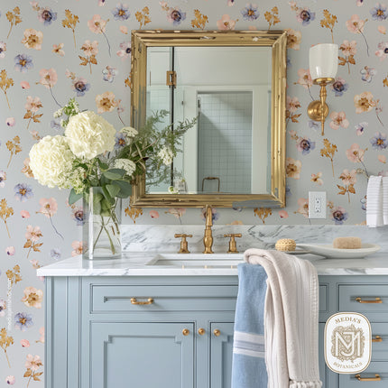 Pressed Flowers Seamless Pattern - 117