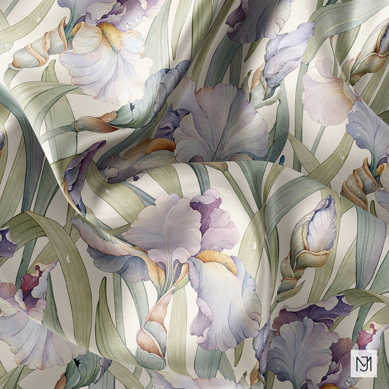 Iris Seamless Pattern - 107