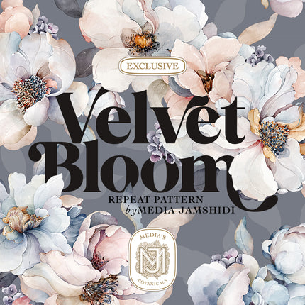 Velvet Bloom Seamless Pattern - 115