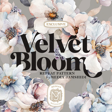 Velvet Bloom Seamless Pattern - 115