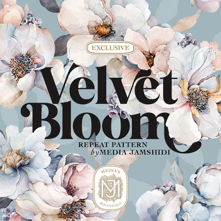 Velvet Bloom Seamless Pattern - 115