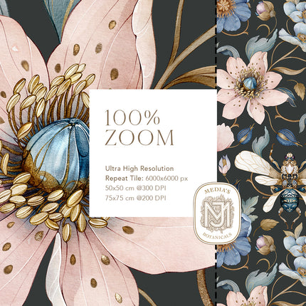 Secret Garden Seamless Pattern - 118