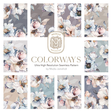 Velvet Bloom Seamless Pattern - 115