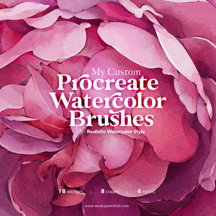 My Custom Watercolor Brushes for Procreate