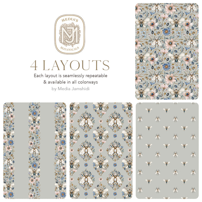 Secret Garden Seamless Pattern - 118