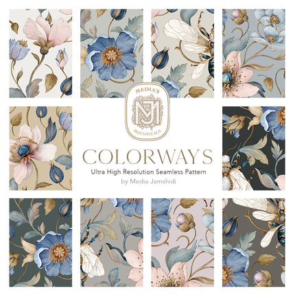 Secret Garden Seamless Pattern - 118