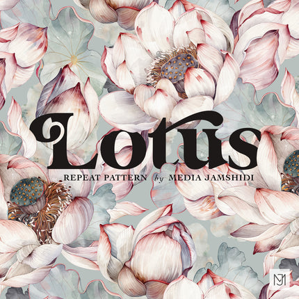 Lotus Seamless Pattern - 113