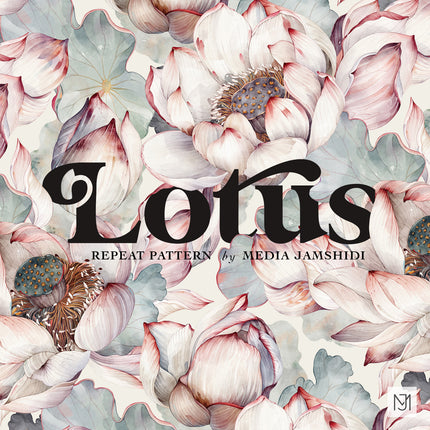 Lotus Seamless Pattern - 113