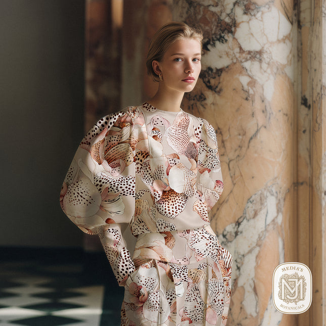 Orchid Atelier Seamless Pattern - 124