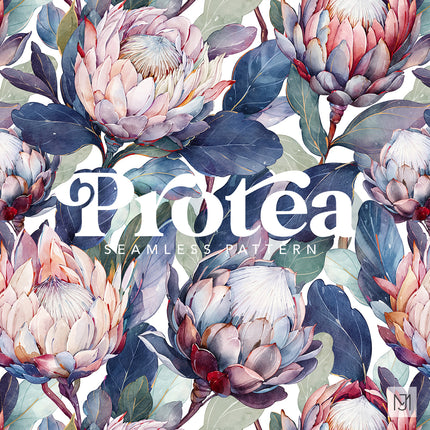 Protea Seamless Pattern - 110