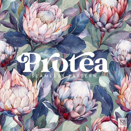 Protea Seamless Pattern - 110