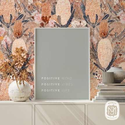 Protea Field Seamless Pattern - 121