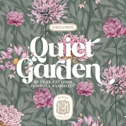 Quiet Garden Seamless Pattern - 126