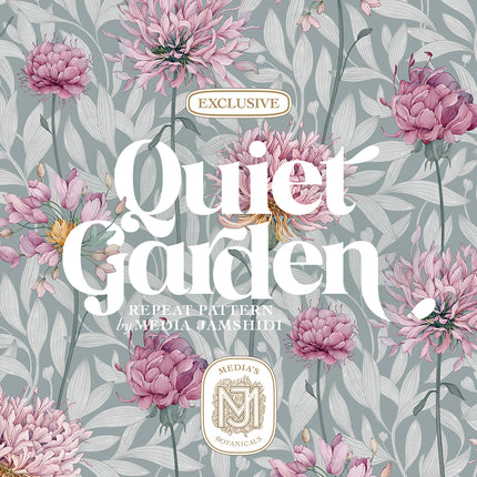 Quiet Garden Seamless Pattern - 126