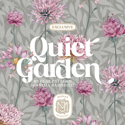 Quiet Garden Seamless Pattern - 126