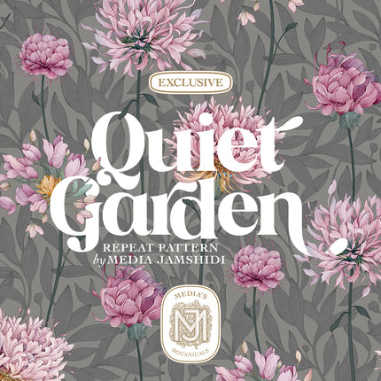 Quiet Garden Seamless Pattern - 126