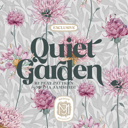 Quiet Garden Seamless Pattern - 126