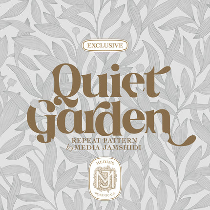 Quiet Garden Seamless Pattern - 126