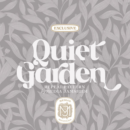 Quiet Garden Seamless Pattern - 126