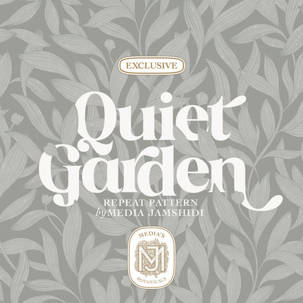 Quiet Garden Seamless Pattern - 126