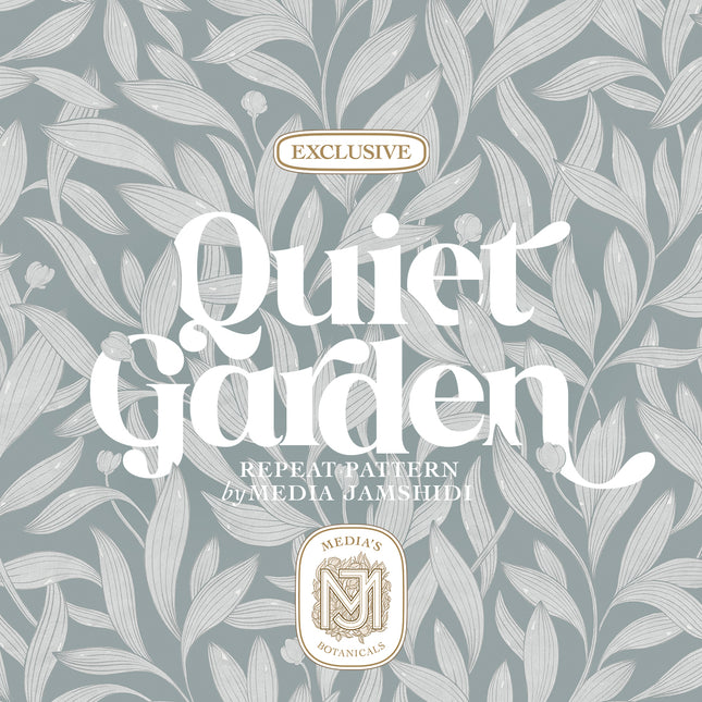 Quiet Garden Seamless Pattern - 126