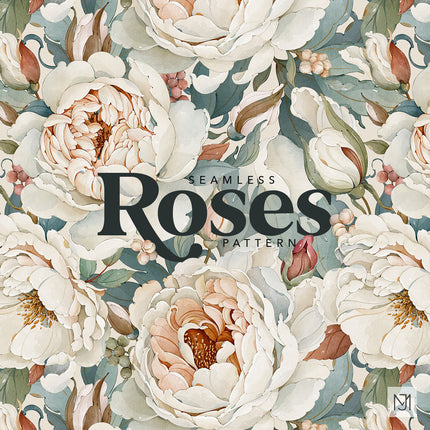 Roses Seamless Pattern - 104