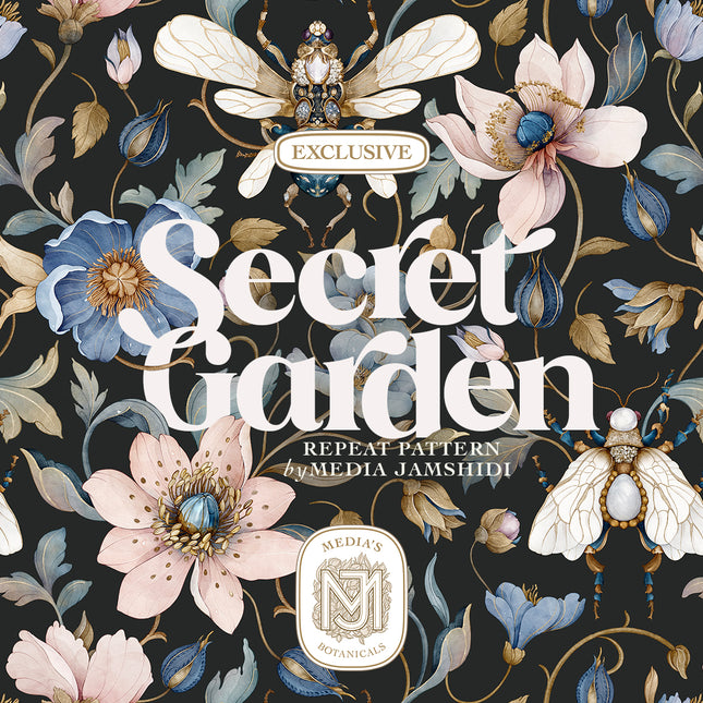 Secret Garden Seamless Pattern - 118
