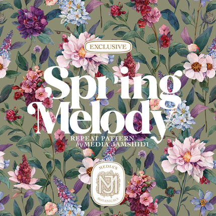Spring Melody Seamless Pattern - 125