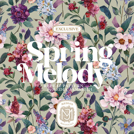 Spring Melody Seamless Pattern - 125