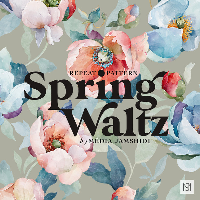 Spring Waltz Seamless Pattern - 114