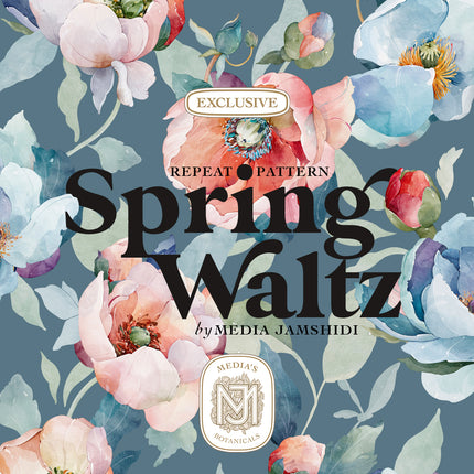 Spring Waltz Seamless Pattern - 114
