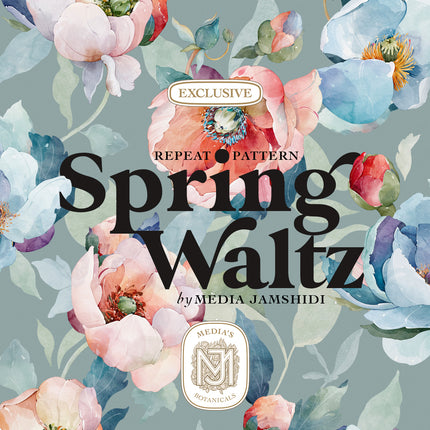 Spring Waltz Seamless Pattern - 114