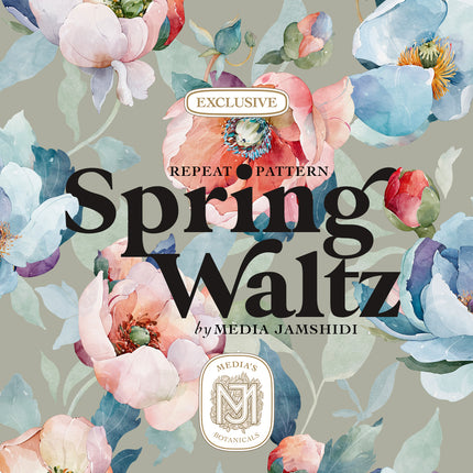 Spring Waltz Seamless Pattern - 114