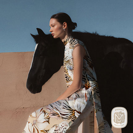 Tiger Bloom Seamless Pattern - 111