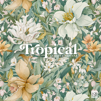 Tropical Seamless Pattern - 100