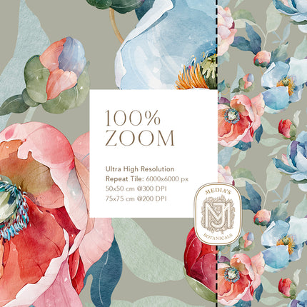 Spring Waltz Seamless Pattern - 114