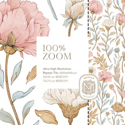 Silk Garden Seamless Pattern - 123