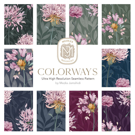 Quiet Garden Seamless Pattern - 126