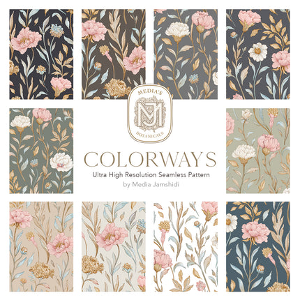Silk Garden Seamless Pattern - 123