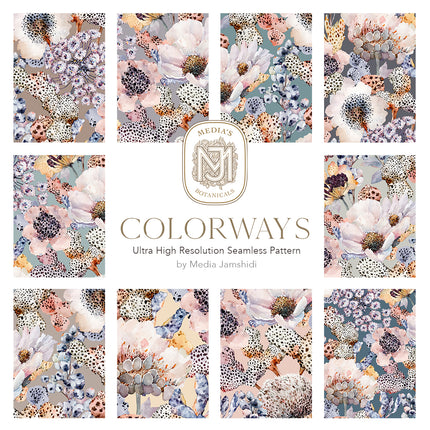 Wander Bloom Seamless Pattern - 116
