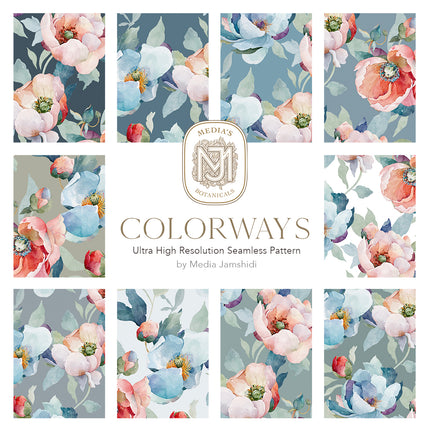 Spring Waltz Seamless Pattern - 114