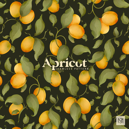 Apricot Seamless Pattern - 078