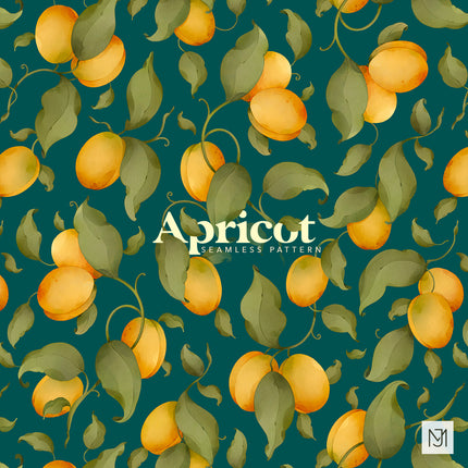 Apricot Seamless Pattern - 078