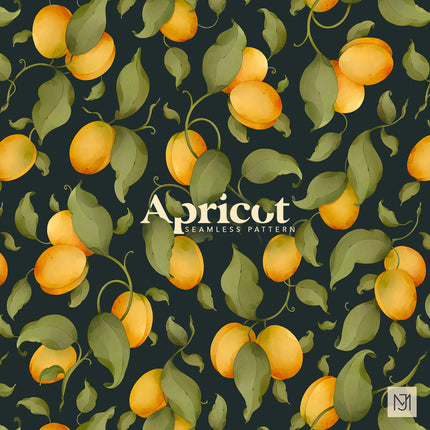 Apricot Seamless Pattern - 078