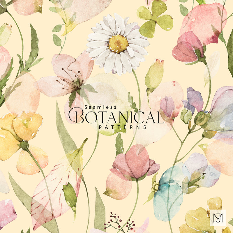 Botanical Seamless Pattern - 047