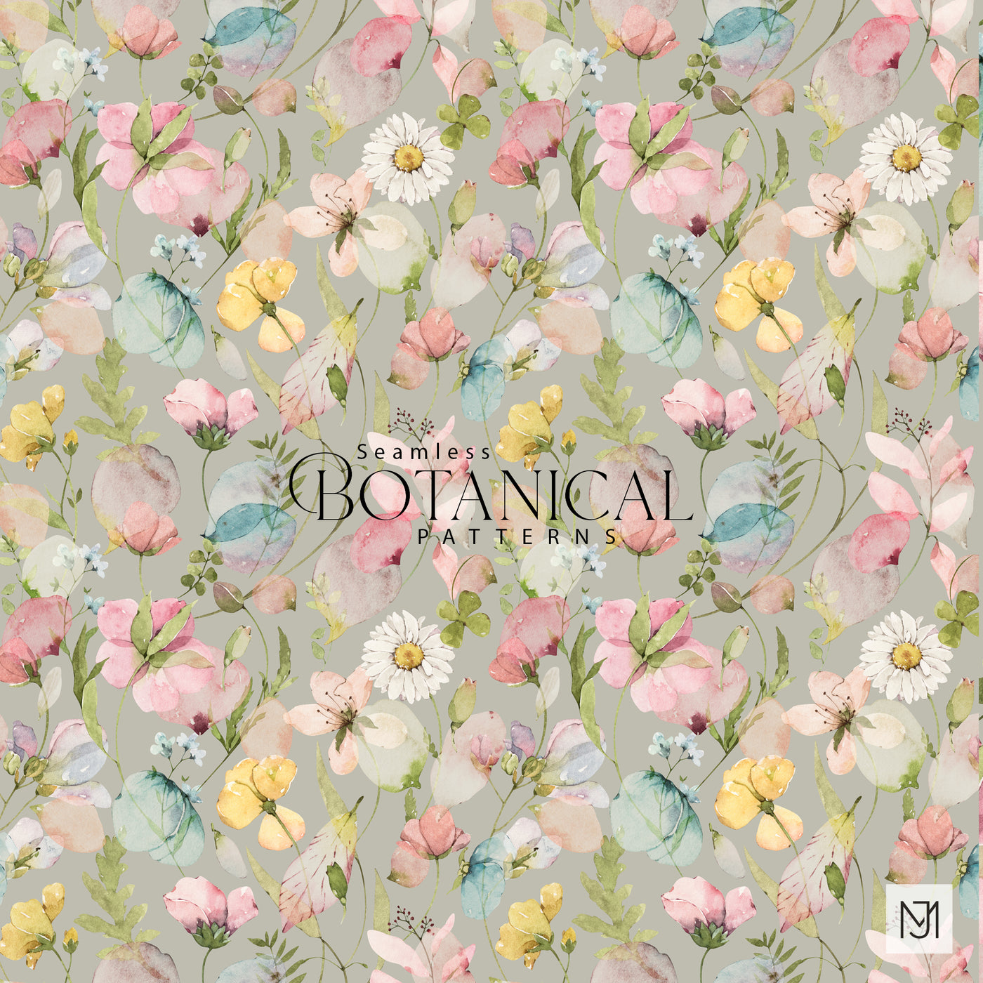 Botanical Seamless Pattern - 047 – Media Jamshidi
