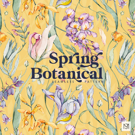 Botanical Seamless Pattern - 059