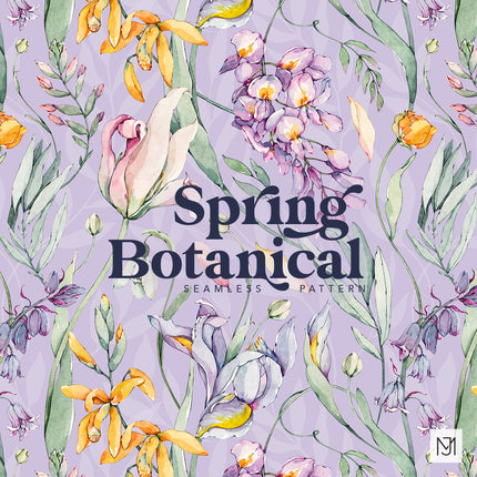 Botanical Seamless Pattern - 059