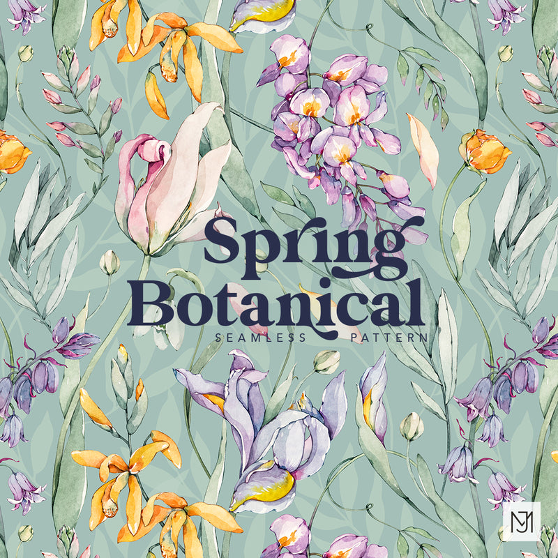Botanical Seamless Pattern - 059