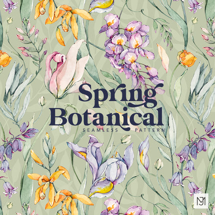 Botanical Seamless Pattern - 059